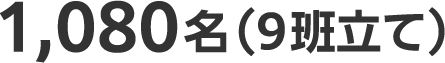 参加者各出発日1,080名（9班立て）