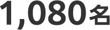 1,080名